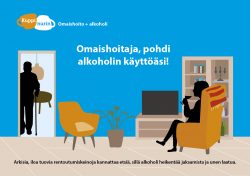 Kansikuva Omaishoitaja, pohdi alkoholin käyttöäsi